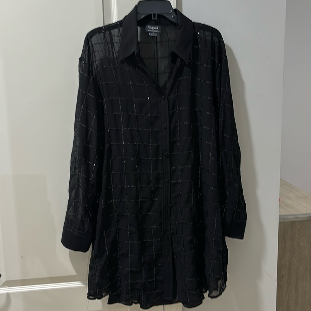 Rdalamal from Anthropologie sequined shirt dress